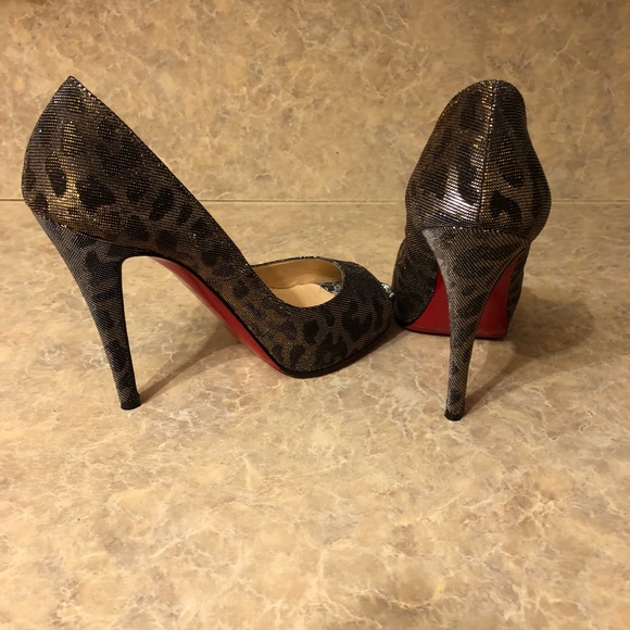 Christian Louboutin Prive Lame Heels - Picture 8 of 8